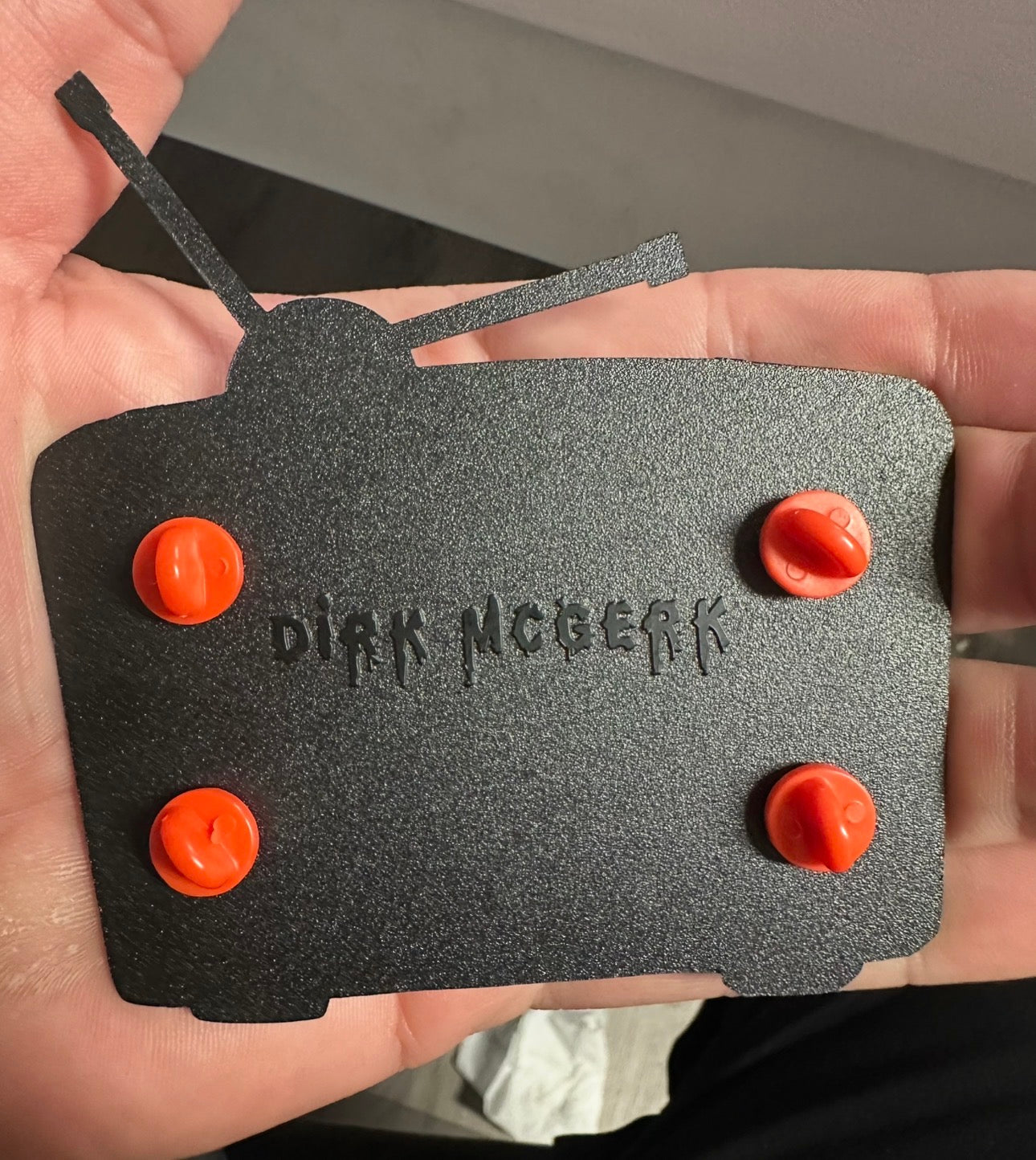 TV Timestamp Dry Erase Pin