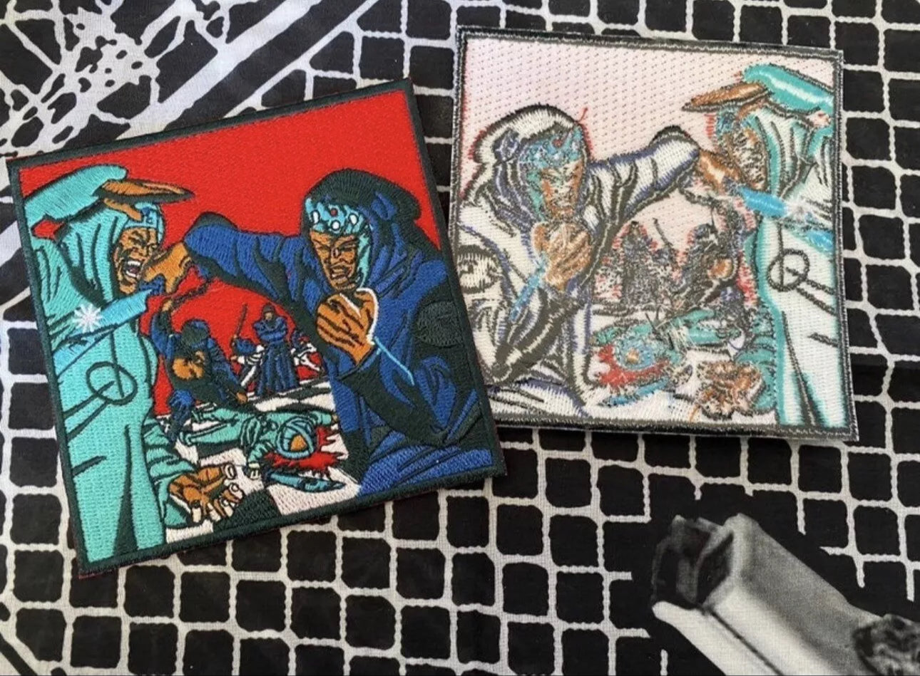 Liquid Swords iron on patch