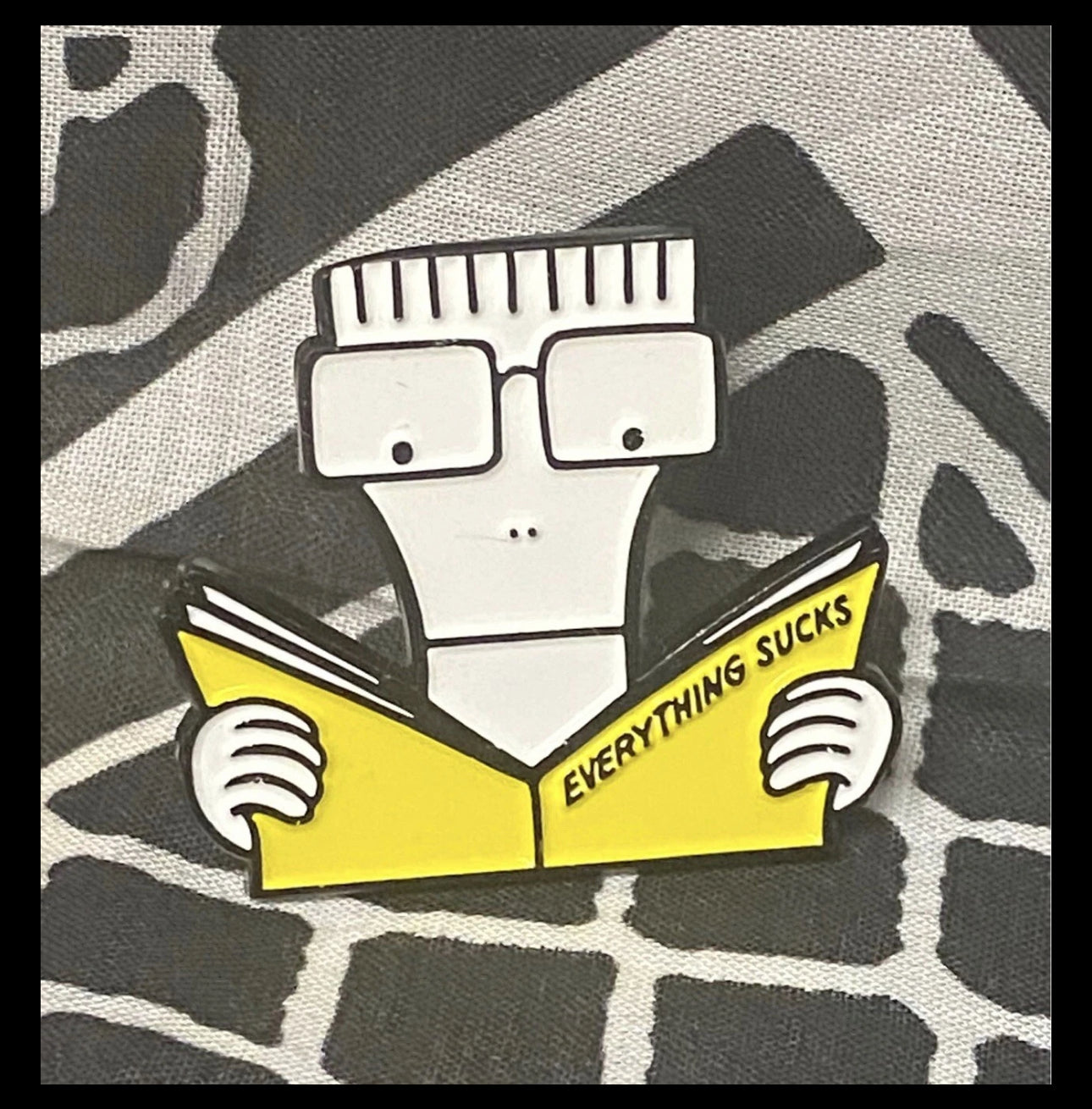 Descendents Milo everything sucks enamel pin