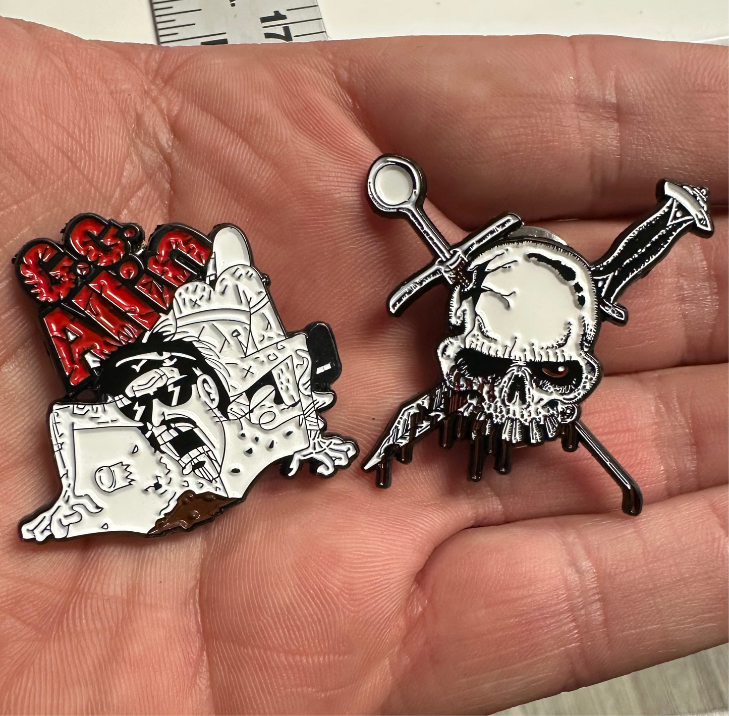 GG Allin enamel pin