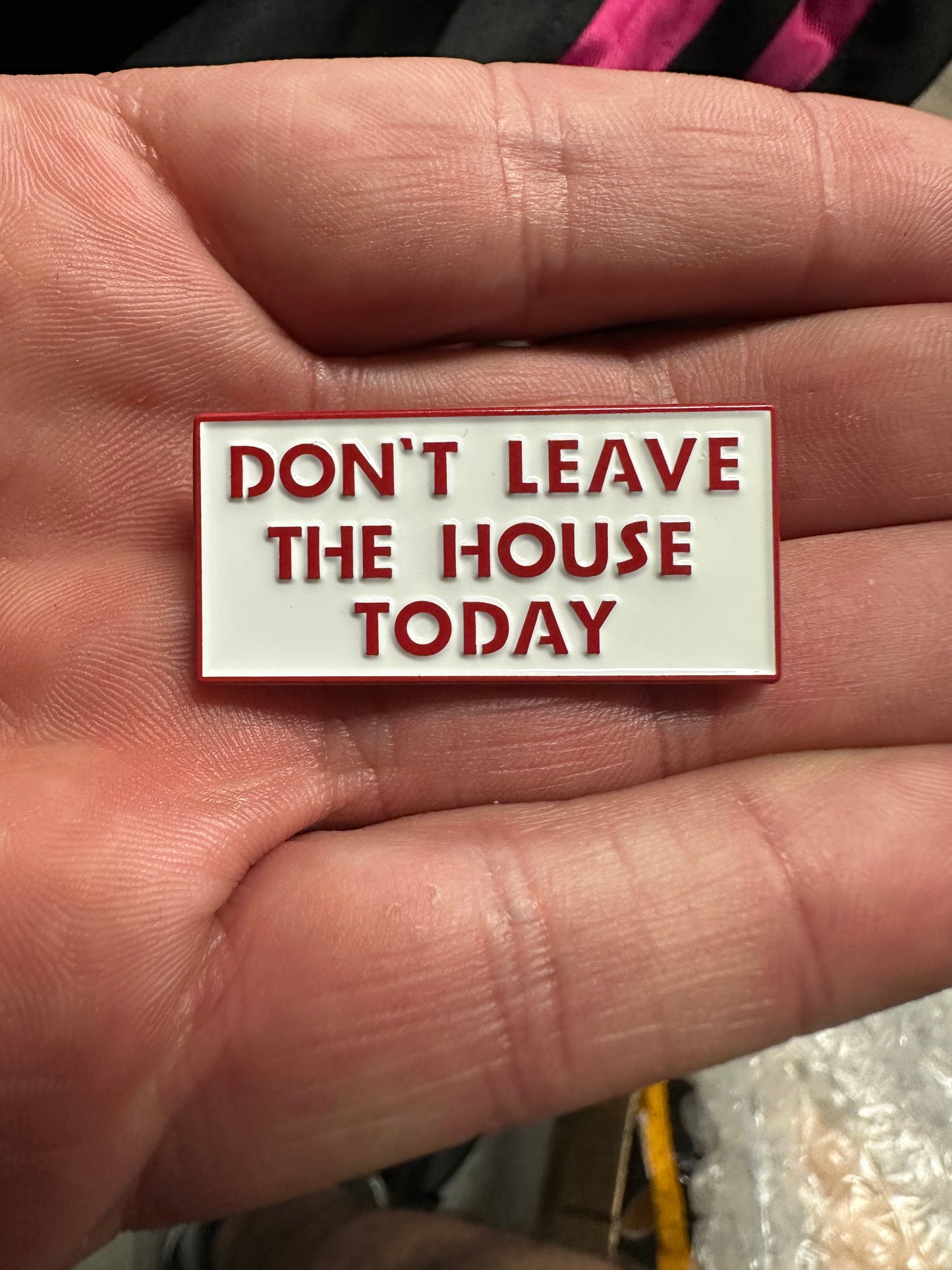 Peewees Big Adventure Enamel Pin