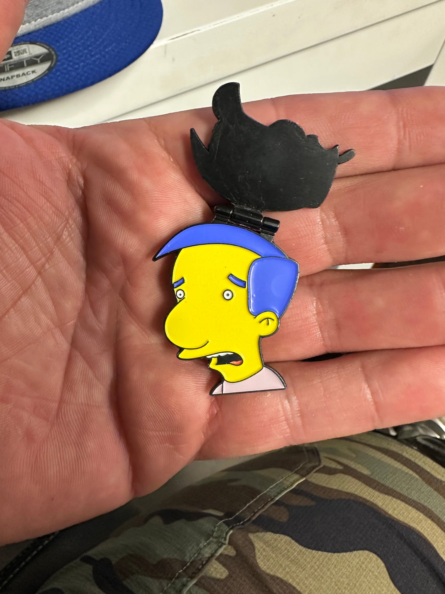 Milhouse Flip Pin