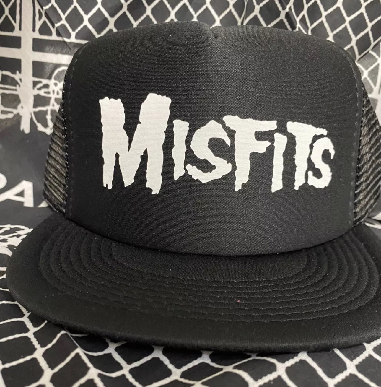 MISFITS trucker hat - white logo