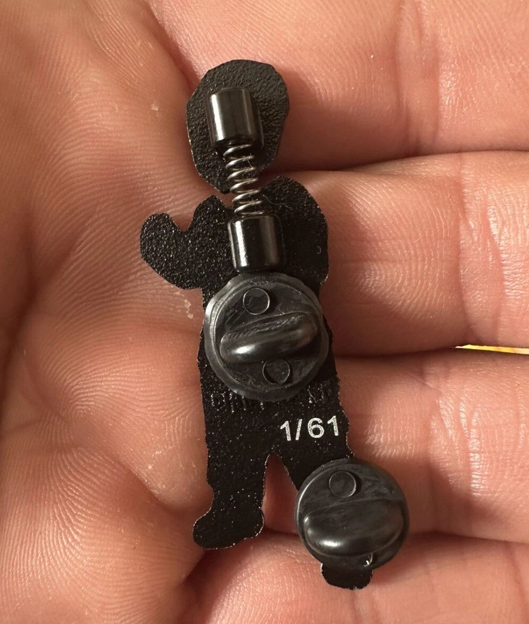 Hasbula bobble head enamel pin