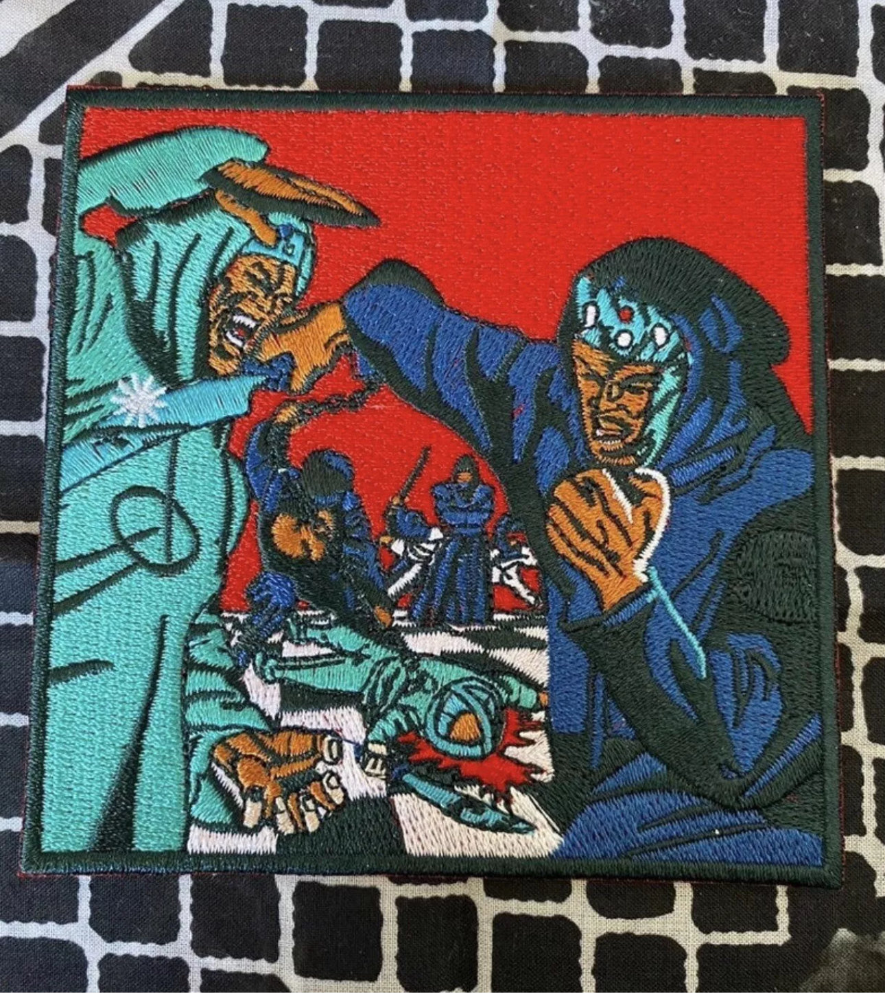 Liquid Swords iron on patch