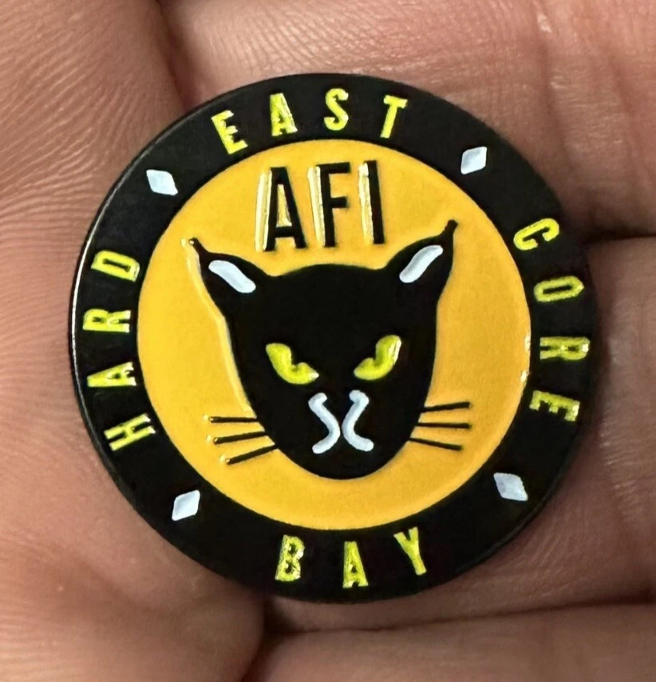 AFI band enamel pin