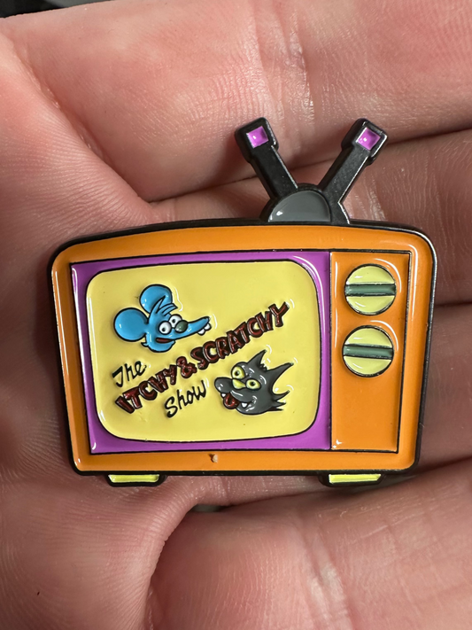 Itch and Scratch pin